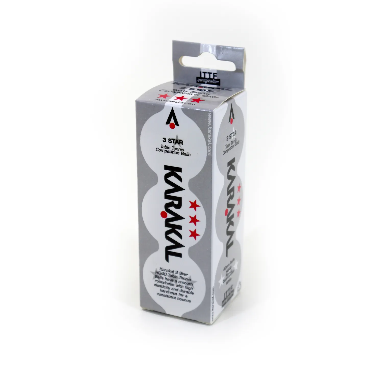 Karakal 3 Star Table Tennis Balls - Image 3