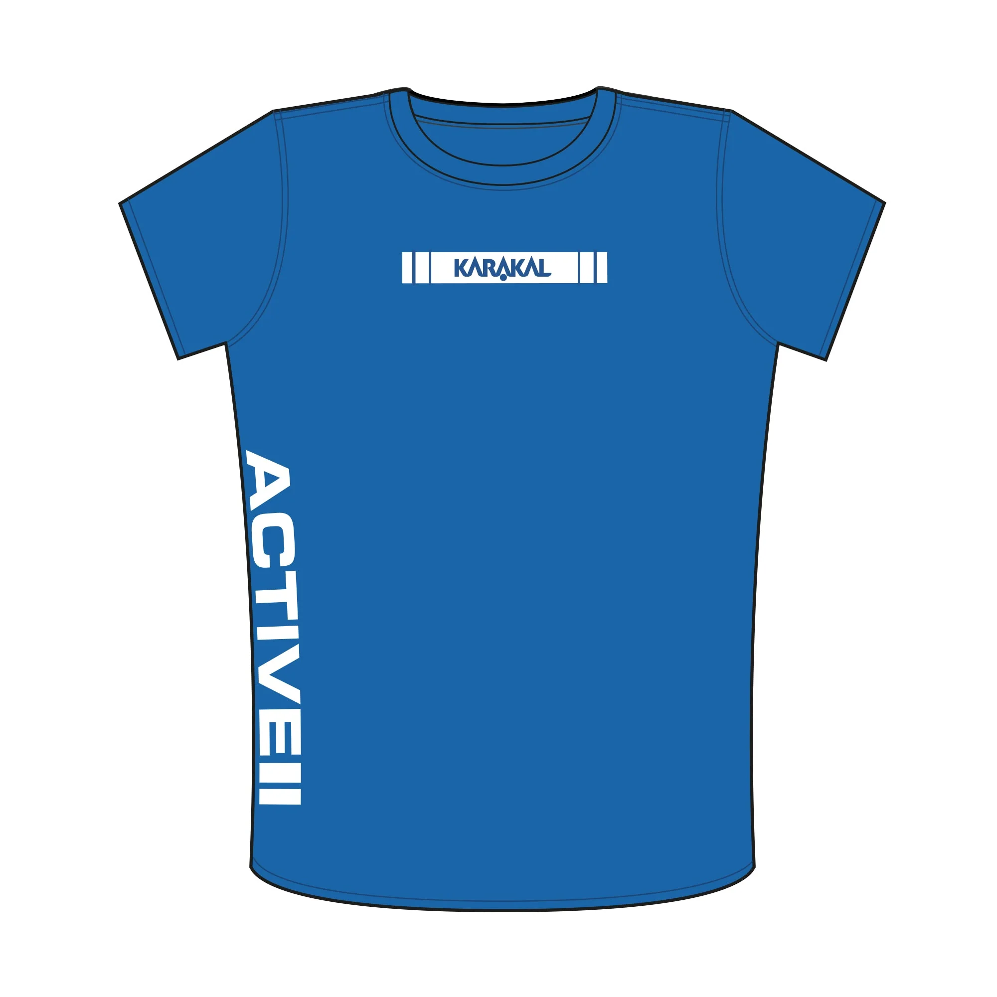 Karakal Active Tee Blue 2025/26 - Image 4