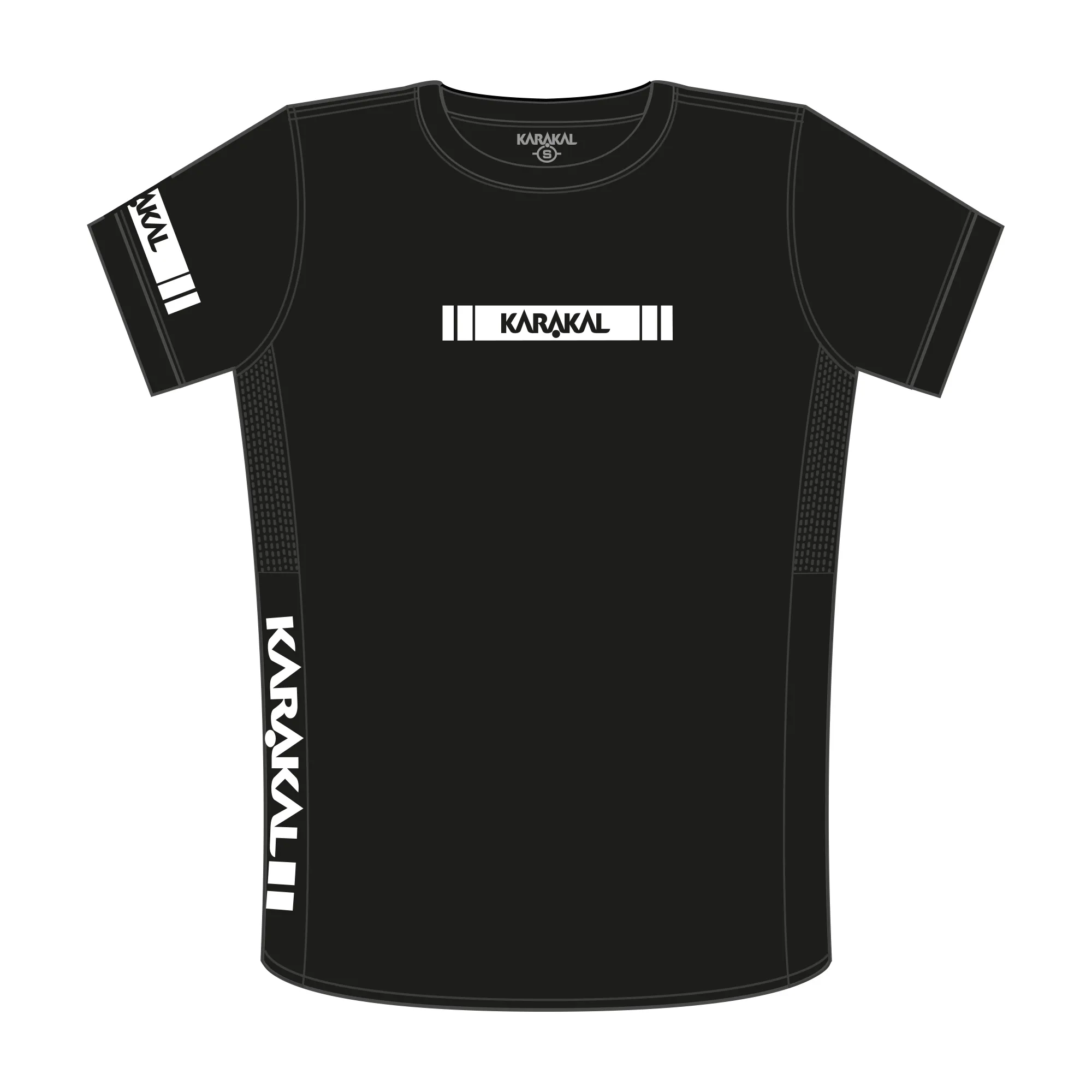 Karakal Pro Tour Tee Black 2025/26 - Image 4